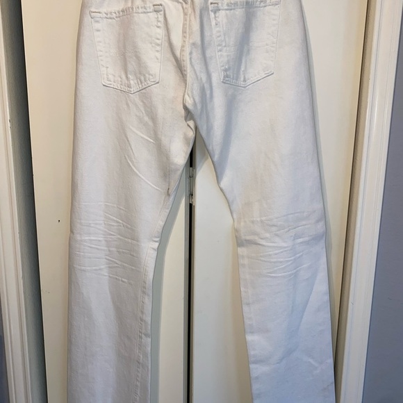 Lucky Brand Women's White Straight Leg Jeans 28 - Picture 8 of 14